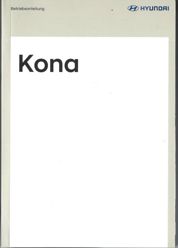 Hyundai kona betriebsanleitung - hyundai,