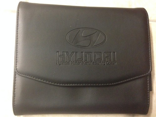 Hyundai bordmappe leer - leer, für